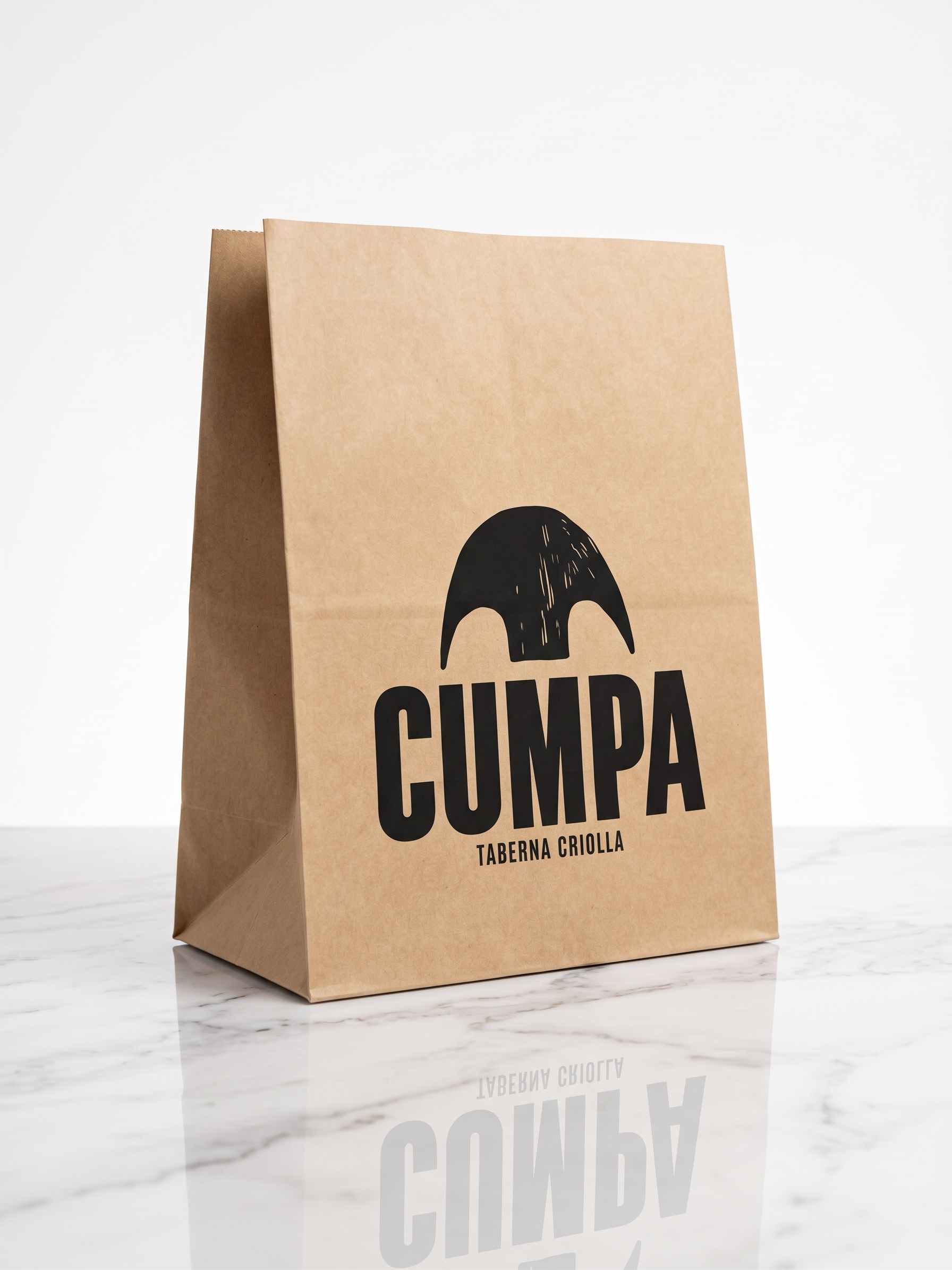 Bolsa kraft personalizada para Cumpa